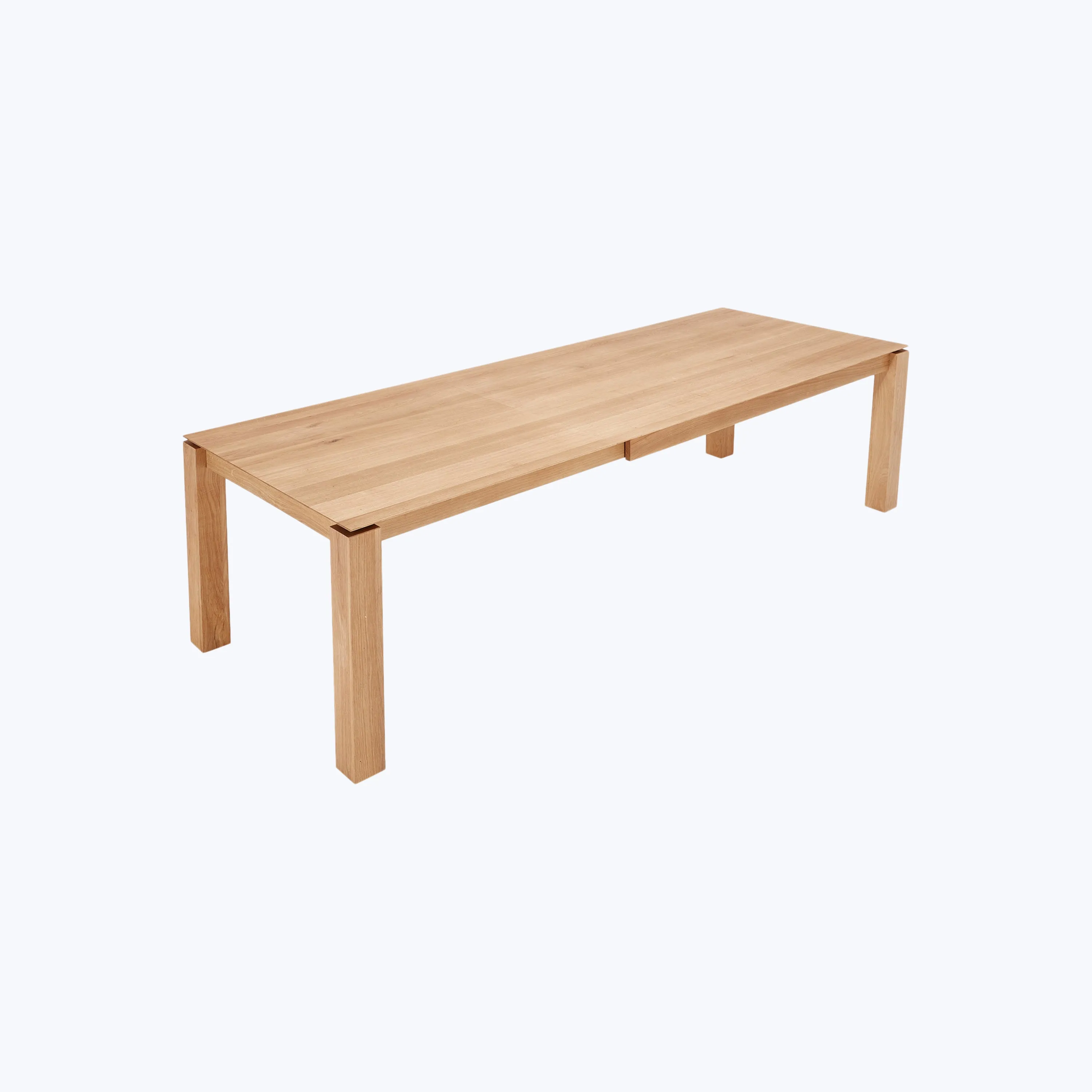 Oak Slice Extendable Dining Table