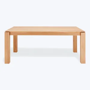 Oak Slice Extendable Dining Table