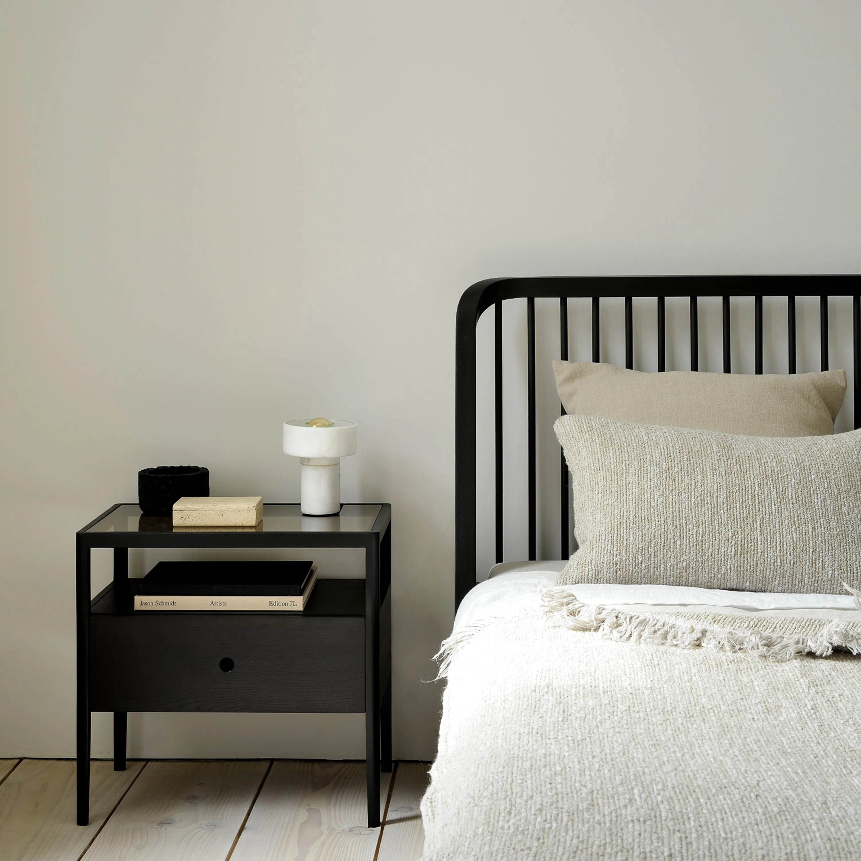 Oak Spindle Bed