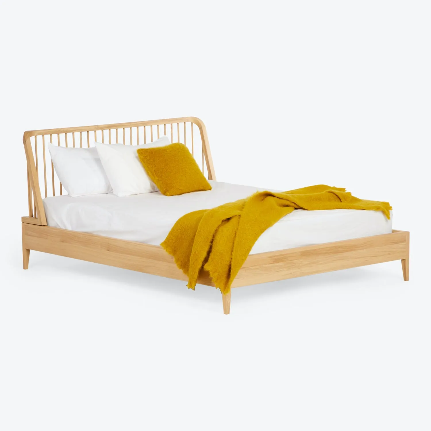 Oak Spindle Bed