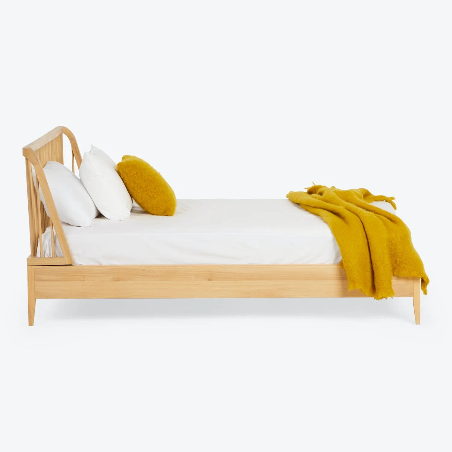 Oak Spindle Bed