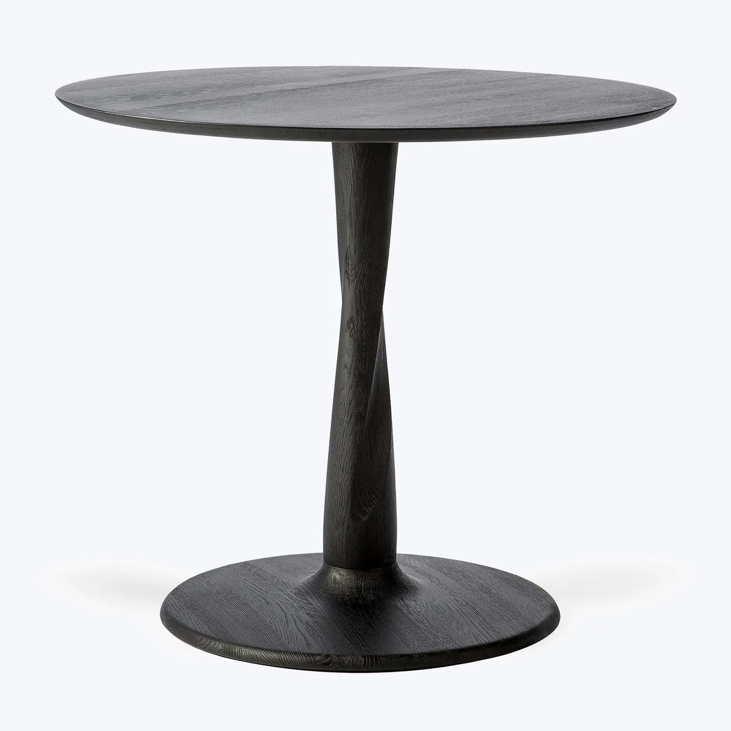 Oak Torsion Round Dining Table