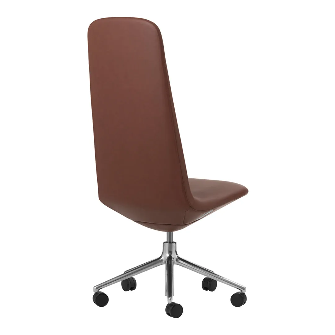 Off Side Chair High Back - 5-Star Swivel Base
