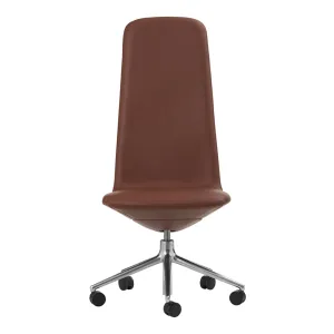 Off Side Chair High Back - 5-Star Swivel Base