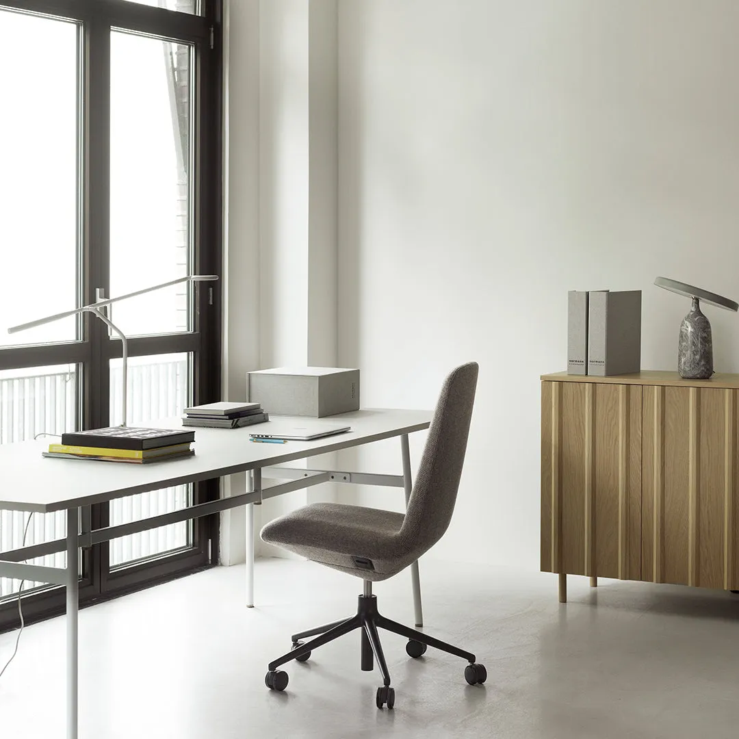 Off Side Chair Low Back - 5-Star Swivel Base