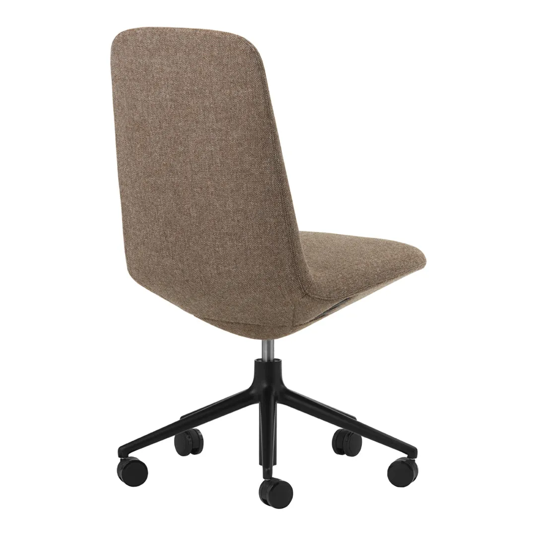 Off Side Chair Low Back - 5-Star Swivel Base