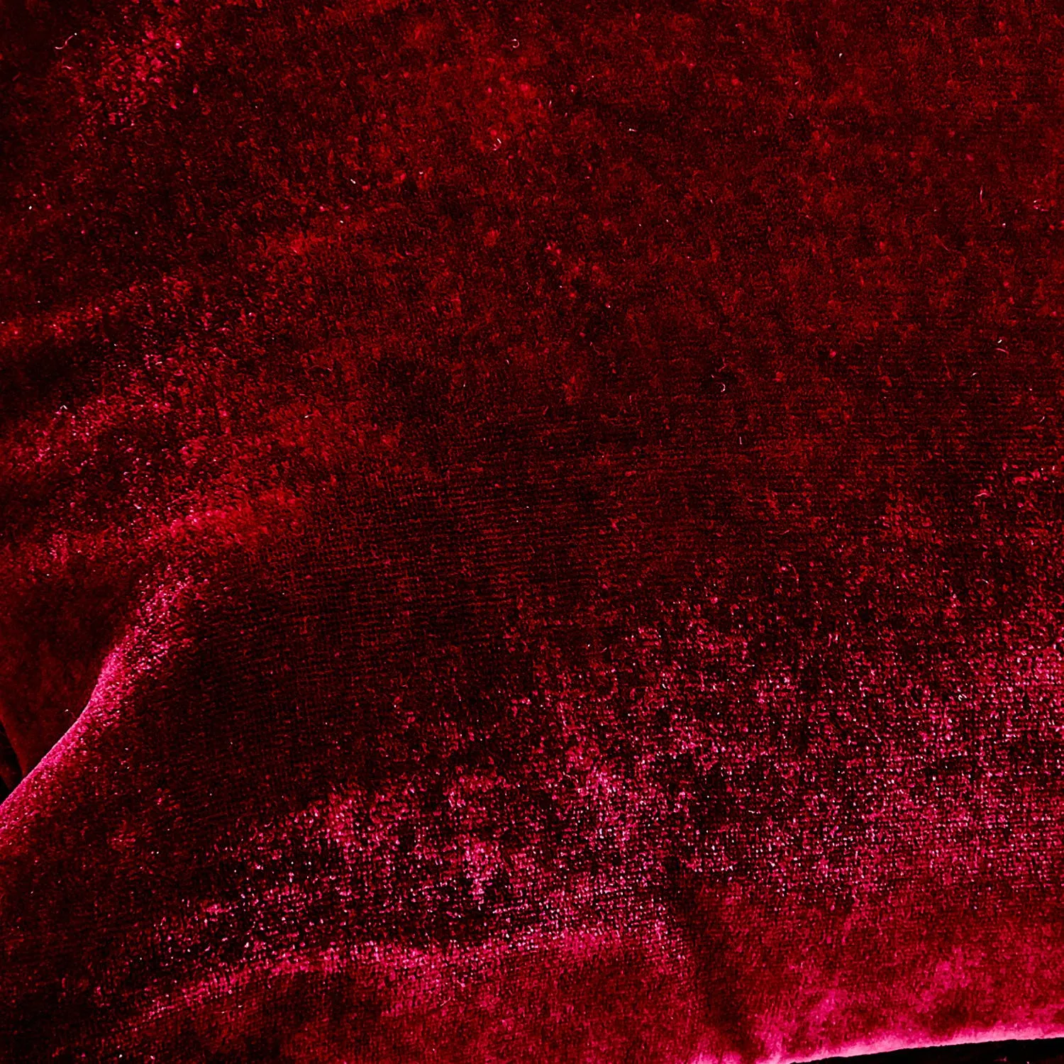 Ombre Velvet Pillow Raspberry