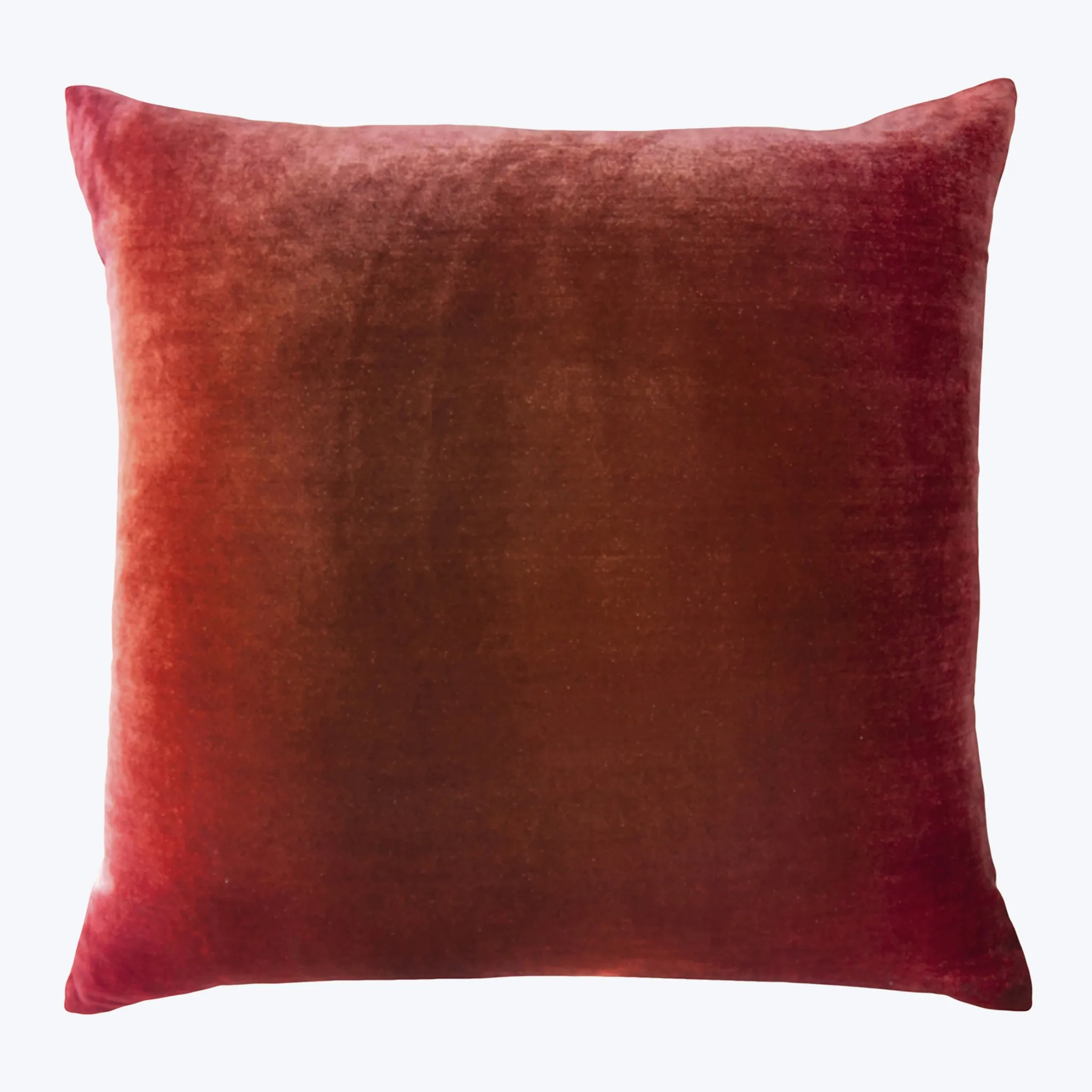 Ombre Velvet Pillow, Wildberry