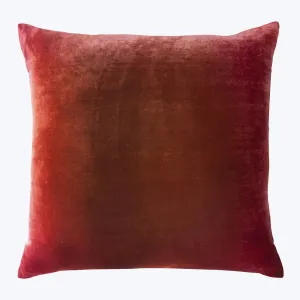 Ombre Velvet Pillow, Wildberry