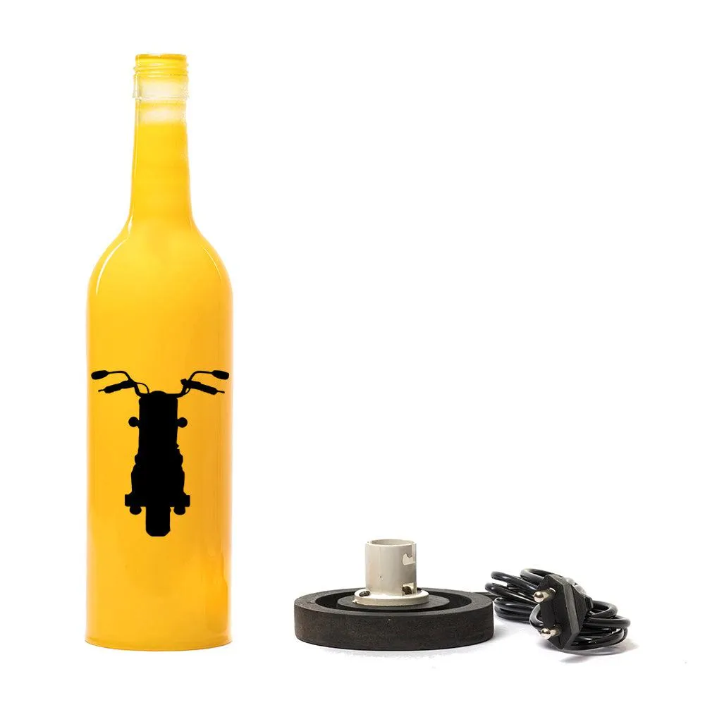 One For The Road Inlit Lamp (Yellow)