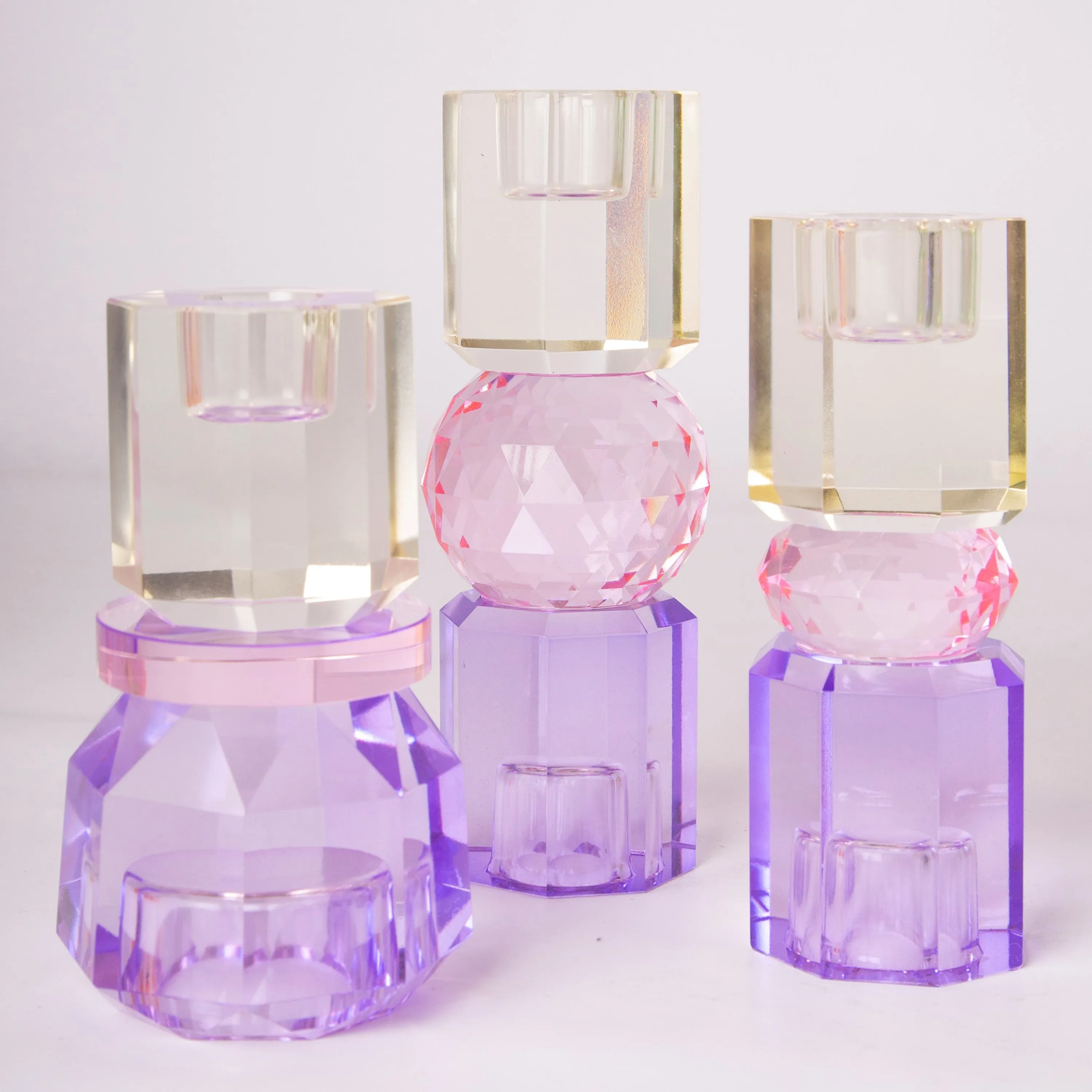 Ornamental Crystal Candle Holder