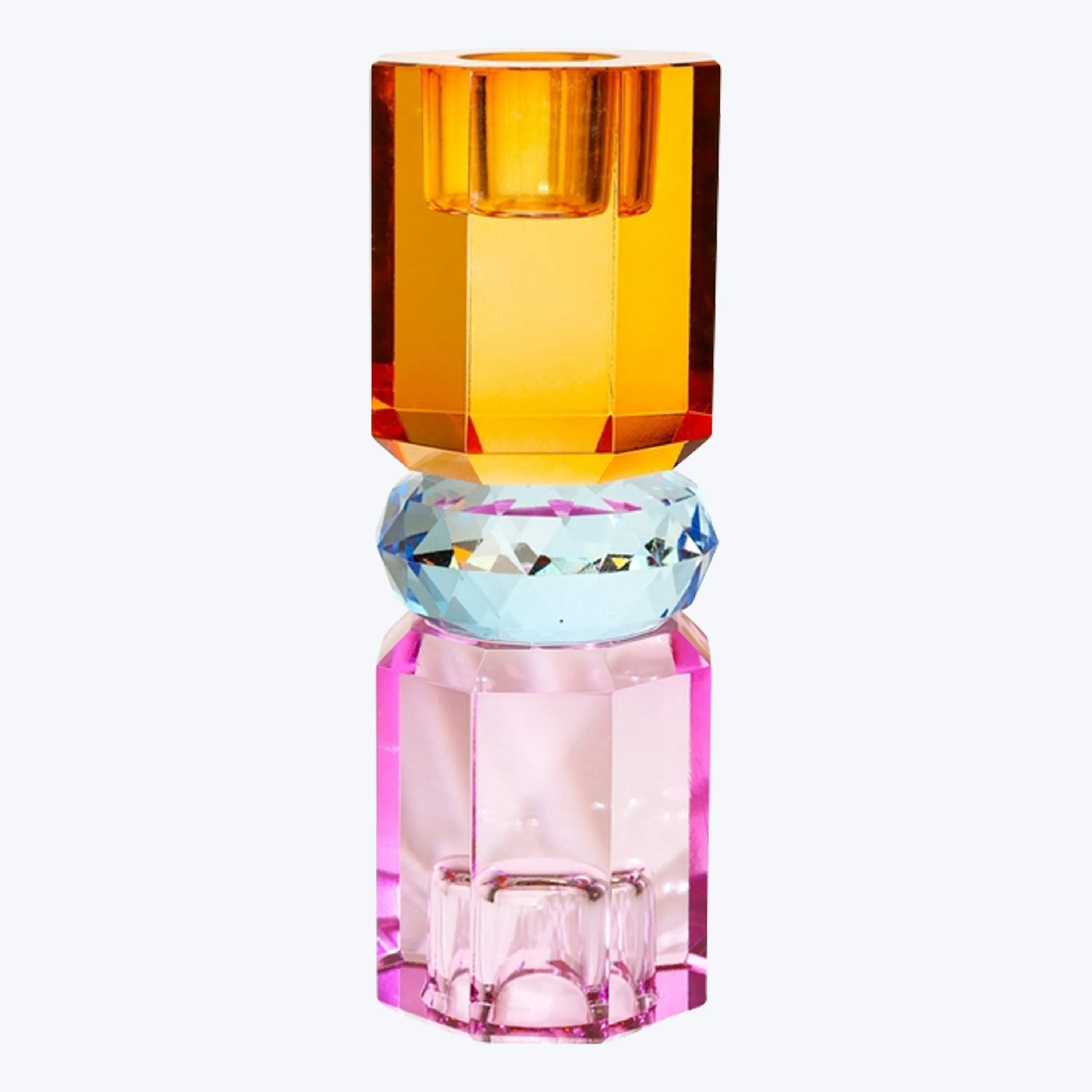 Ornamental Crystal Candle Holder