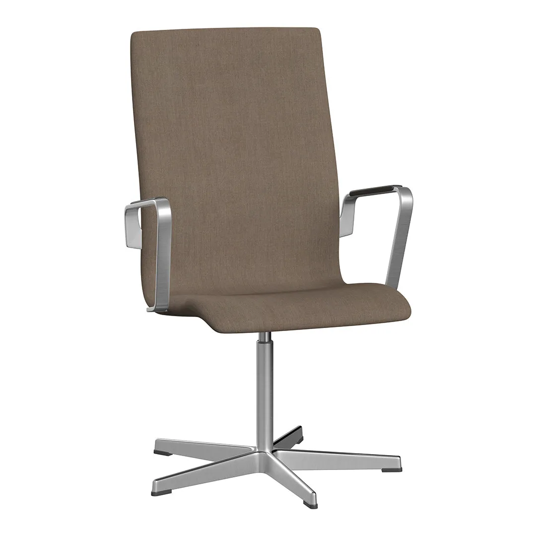 Oxford Medium Back Office Armchair - 5 Star Base & Return