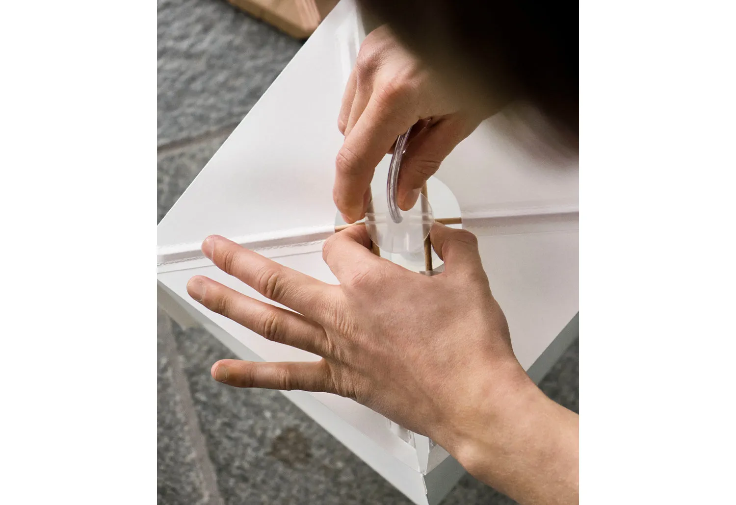 Paper Cube Table Lamp