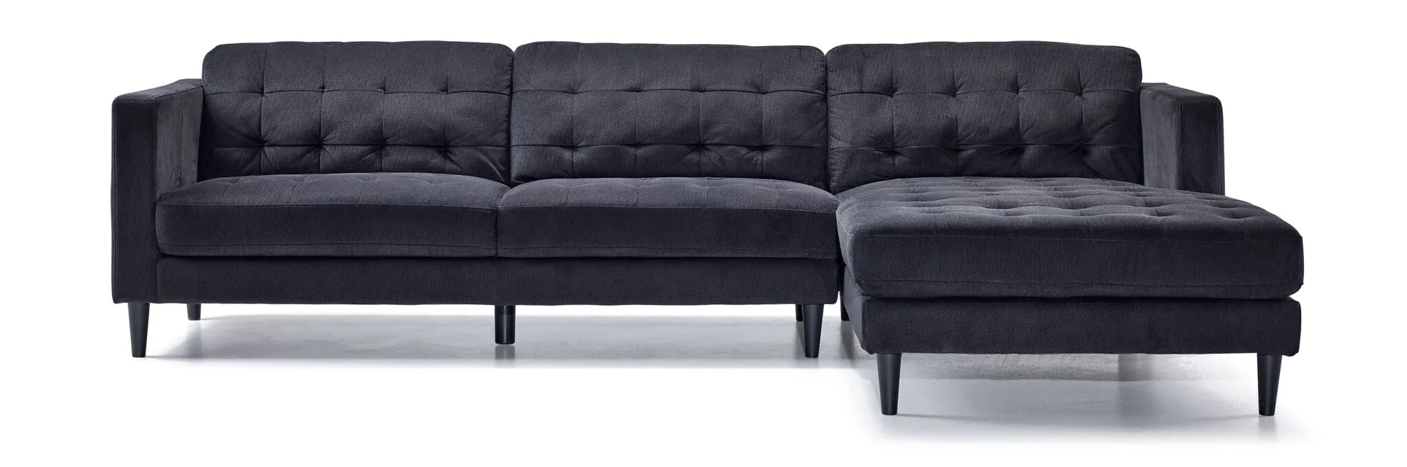 Paragon 2-Piece Sectional with Right-Facing Chaise - Charcoal