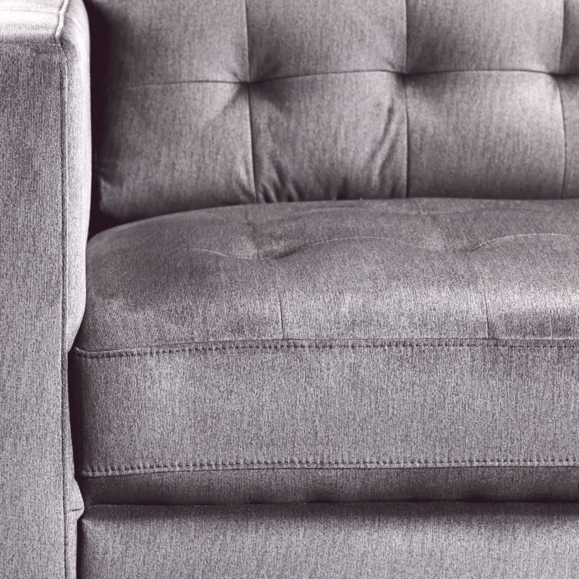 Paragon 2-Piece Sectional with Right-Facing Chaise - Light Grey