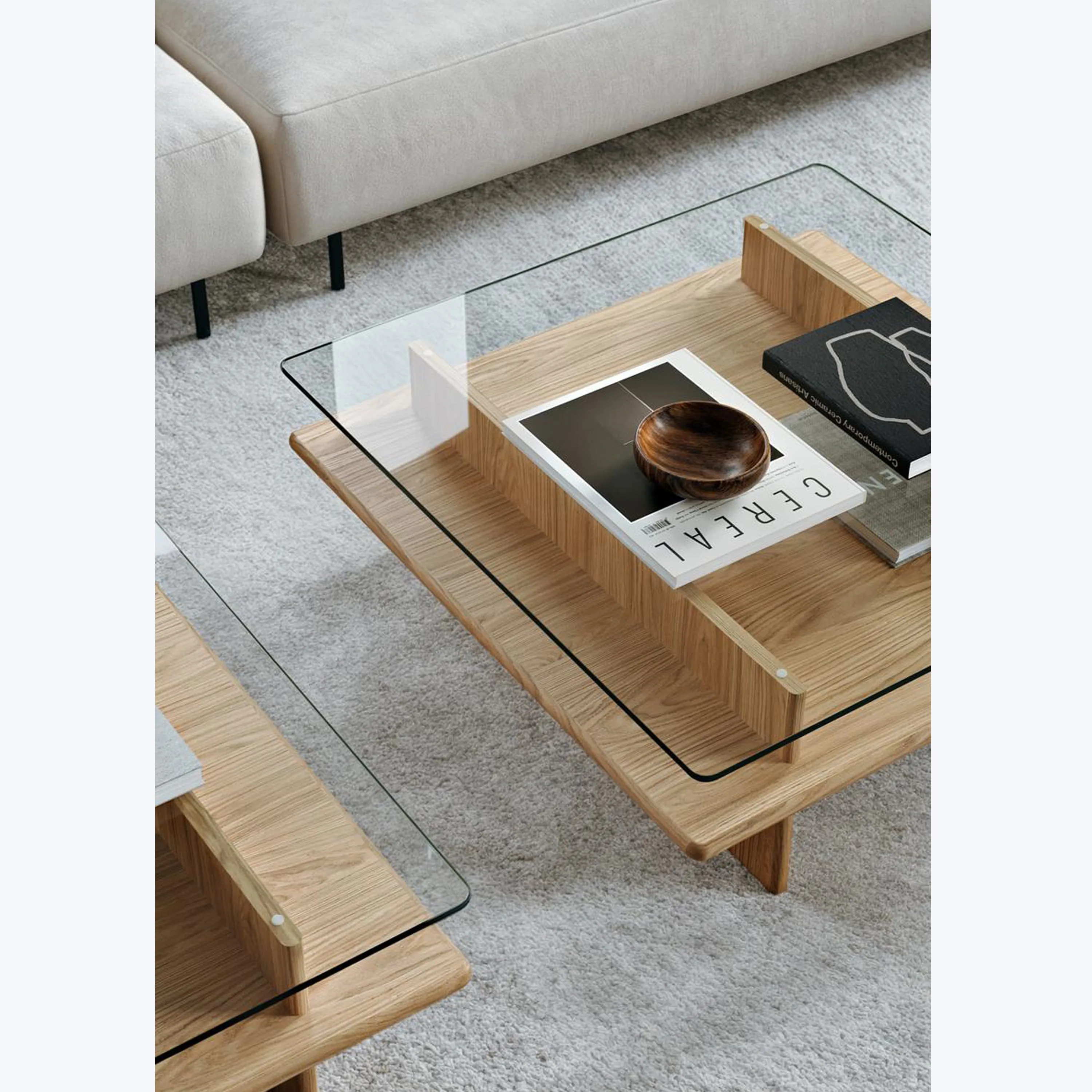 Parallel Square Coffee Table