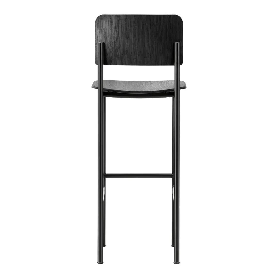 Plan Barstool - Wood Seat & Back