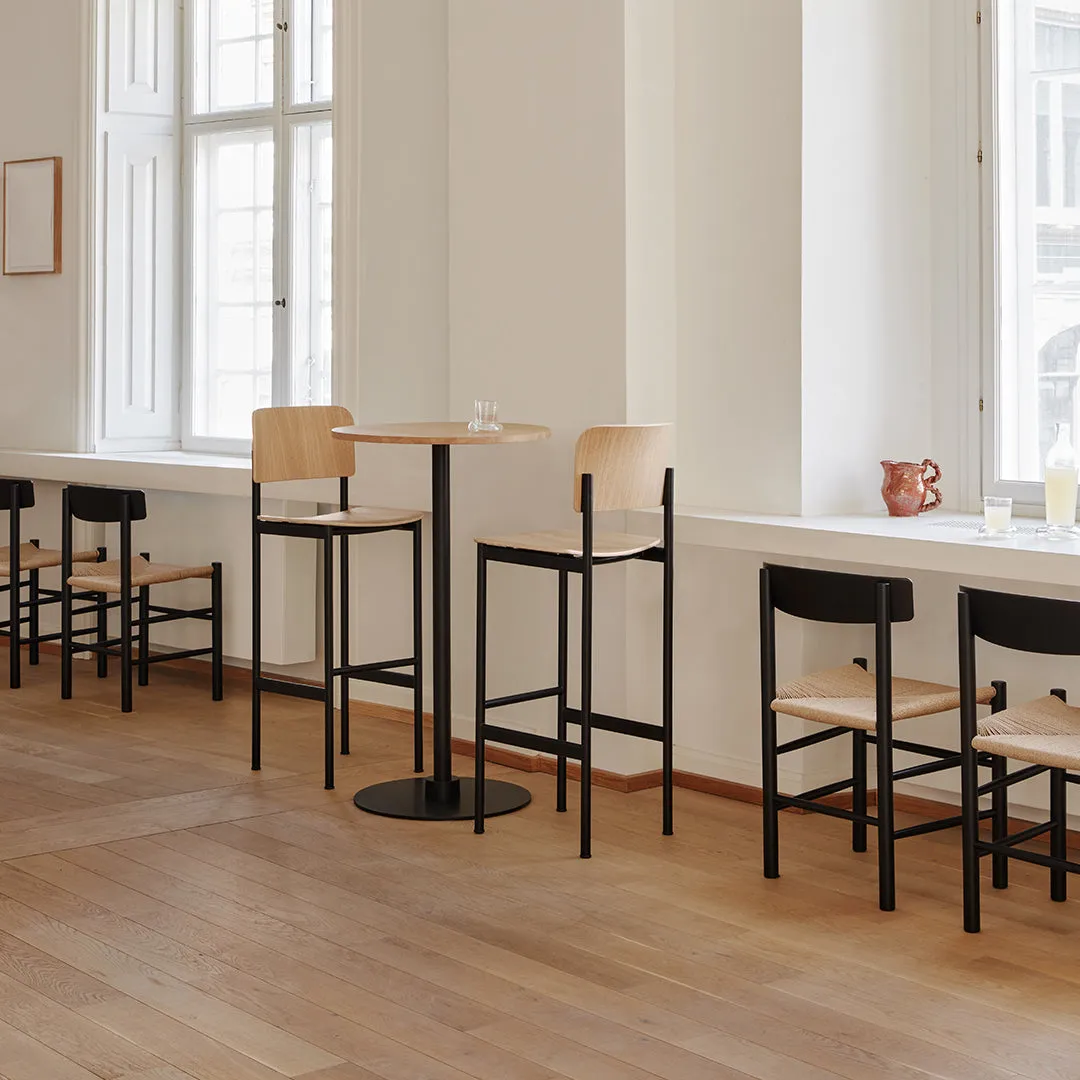 Plan Barstool - Wood Seat & Back