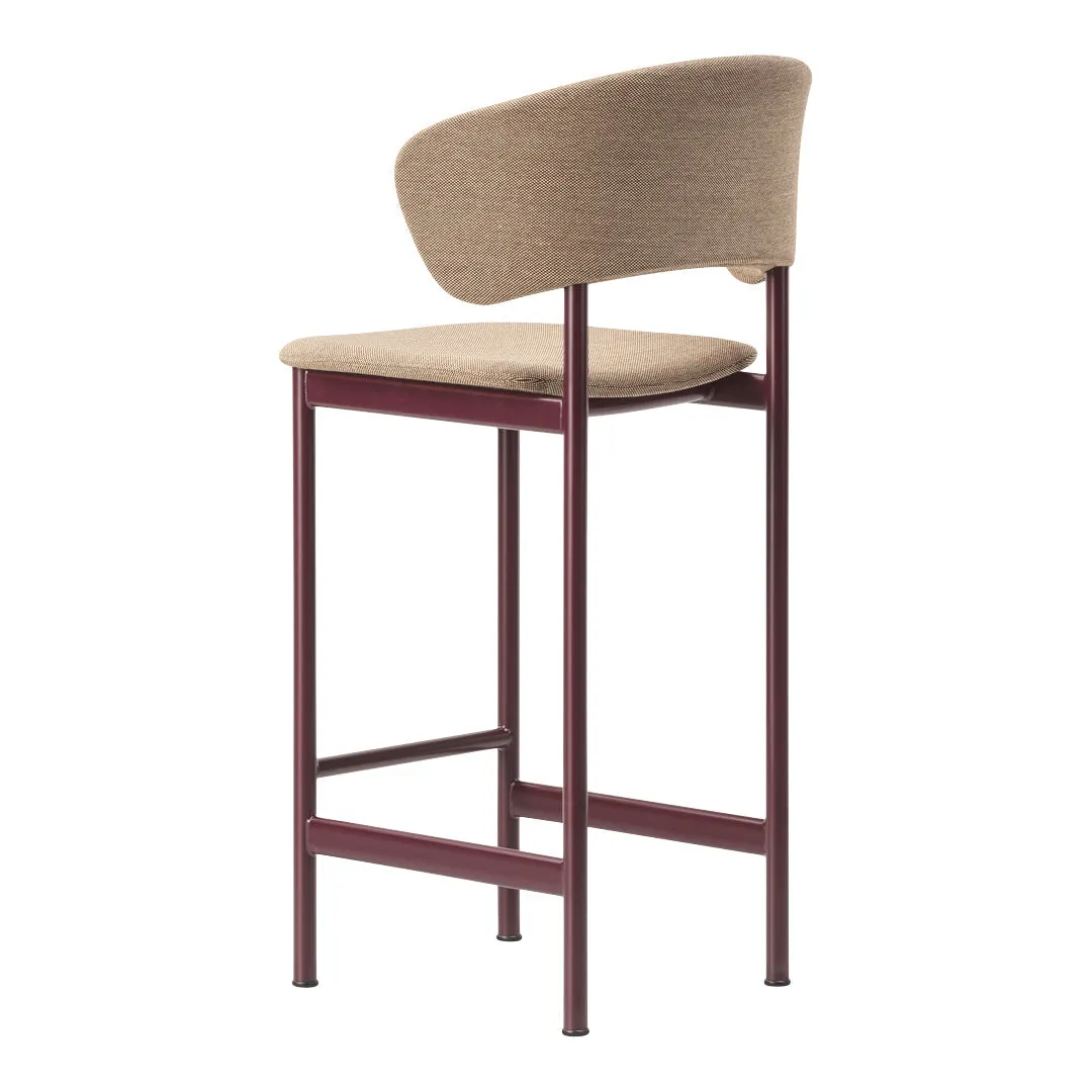 Plan Counter Stool w/ Arm - Fully Upholstered