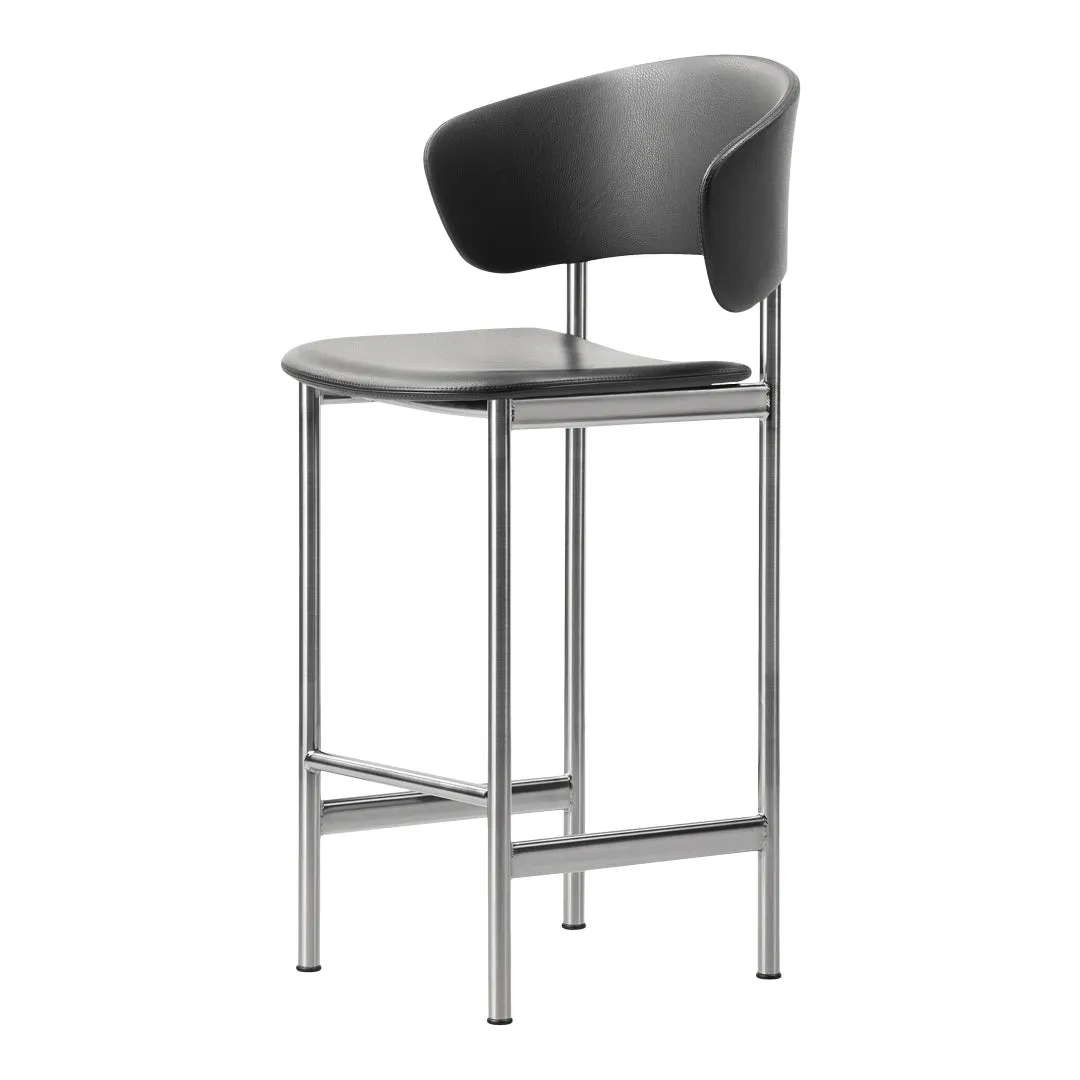 Plan Counter Stool w/ Arm - Fully Upholstered