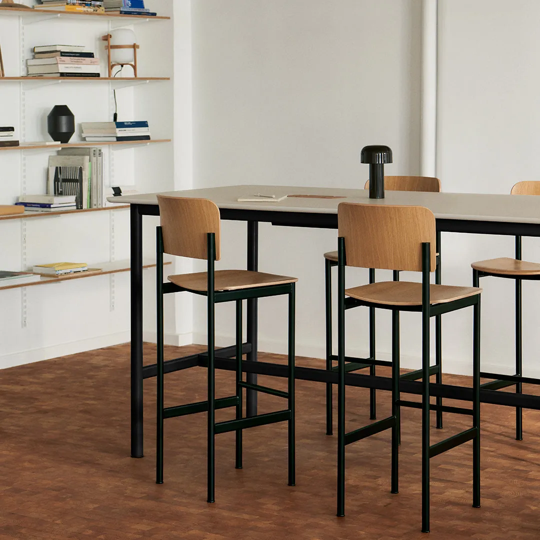 Plan Counter Stool - Wood Seat & Back