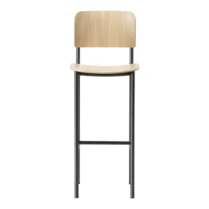 Plan Counter Stool - Wood Seat & Back