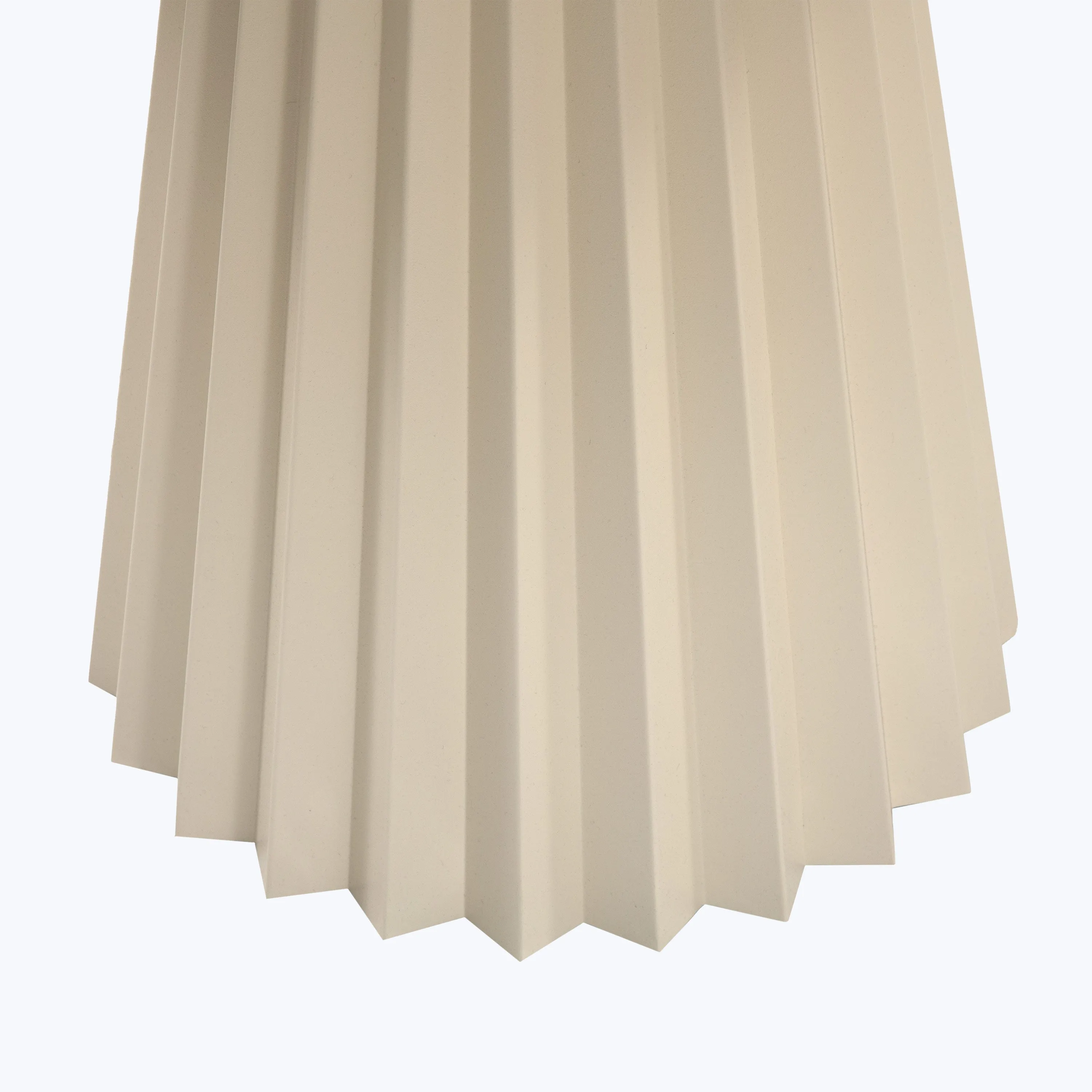Plisse Travertine Round Dining Table