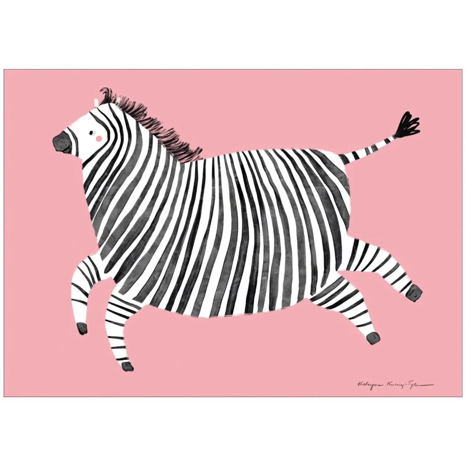 Poster & Frame Wild Apple - Zebra