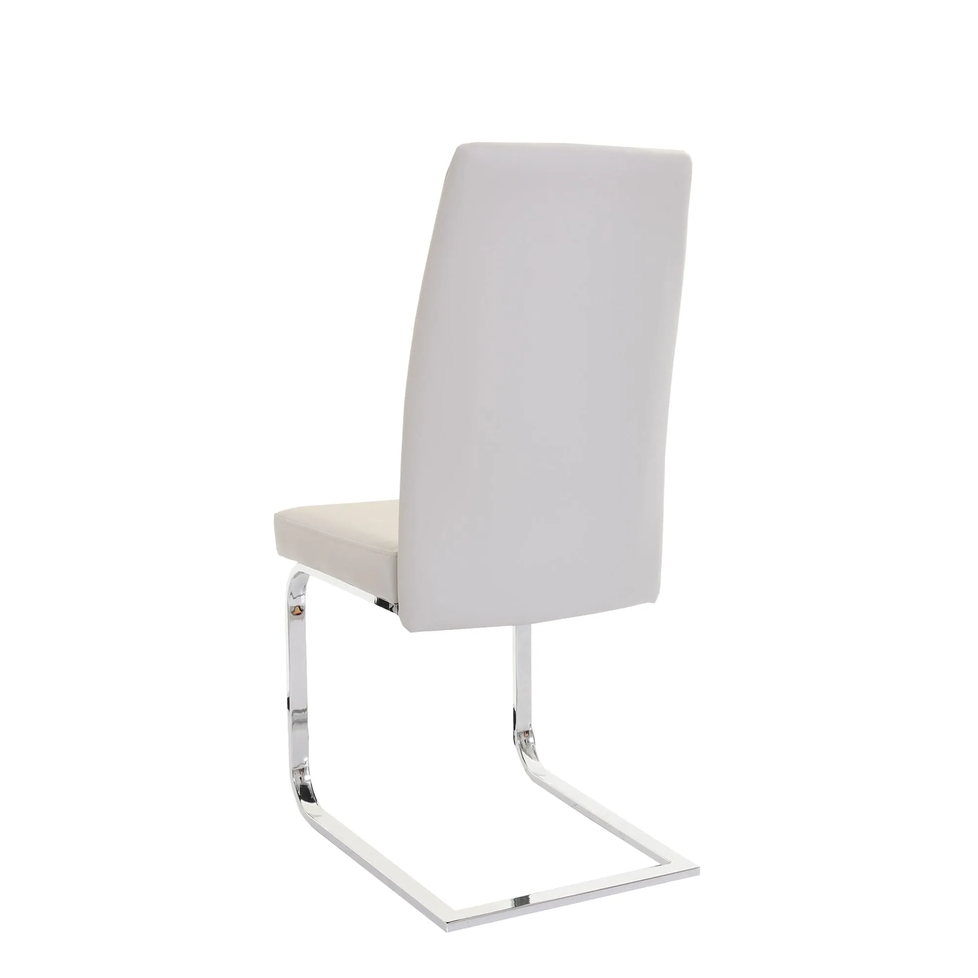 Prato - Cantilever Dining Chair In Faux Leather