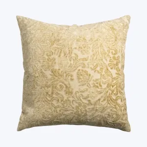 Prospect Park Woven Jacquard Pillow Gold