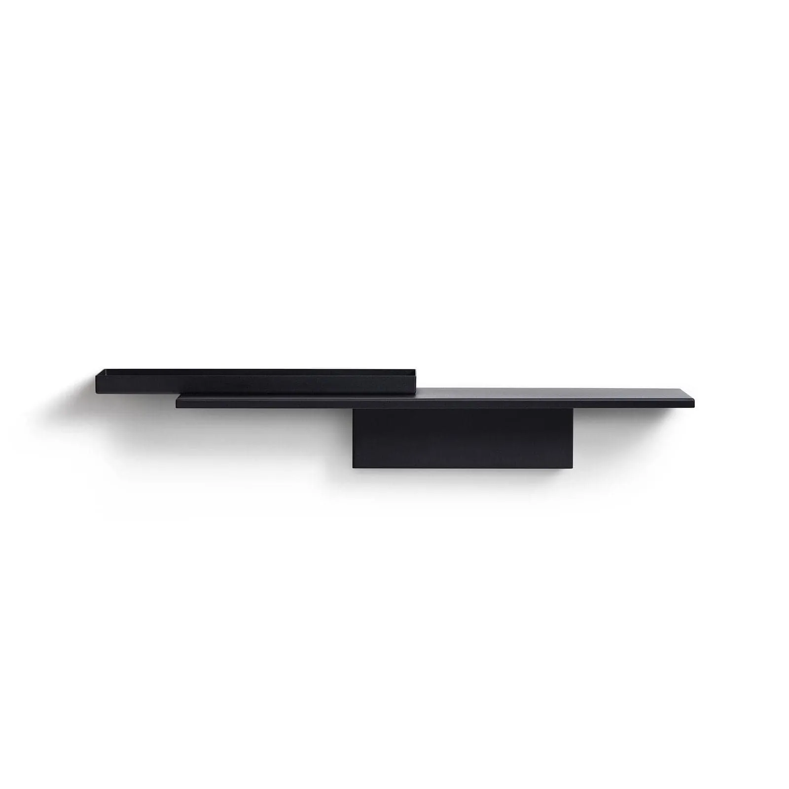 Puik Duplex Wall Shelf, Black