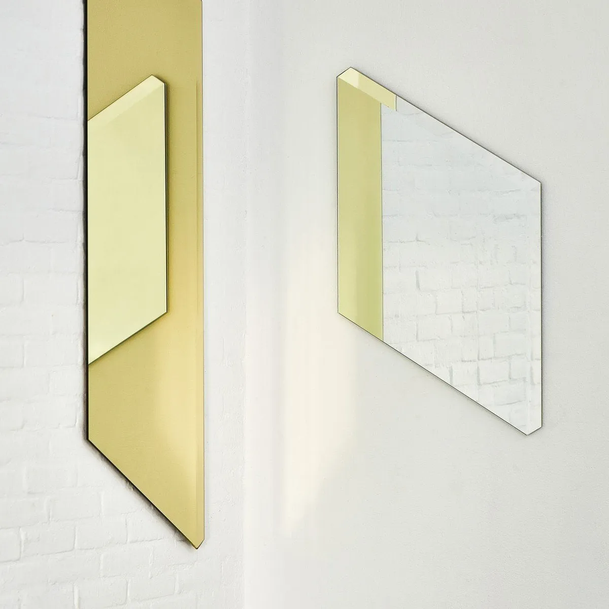 Puik Facet Glass Mirror 82,5x50cm, Silver