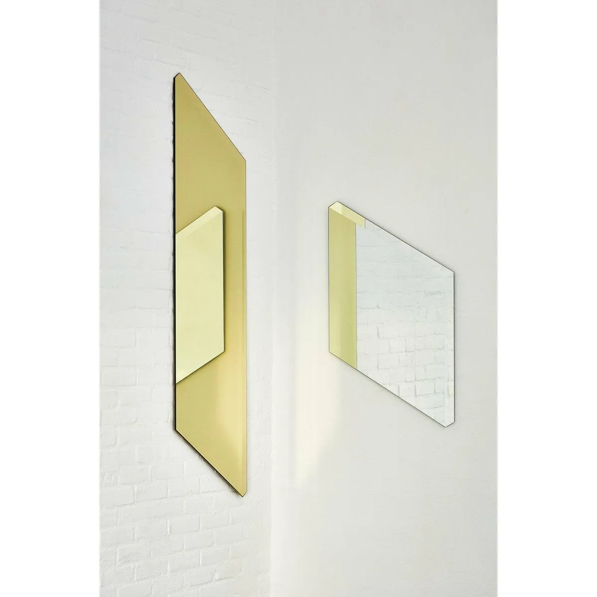 Puik Facet Glass Mirror 82,5x50cm, Silver