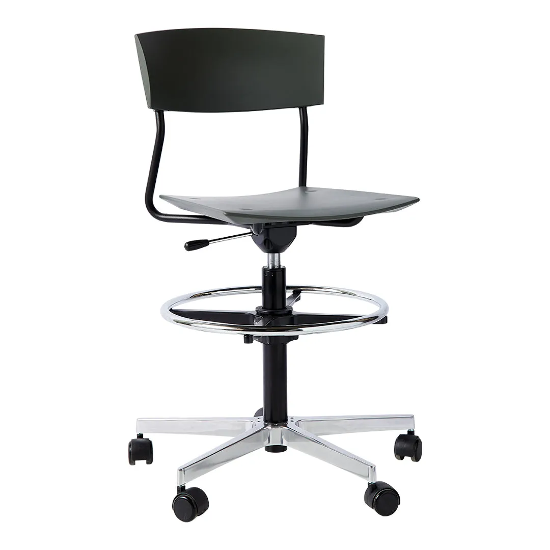Pure X Conference Chair - 5-Star Base w/ Casters & Footrest