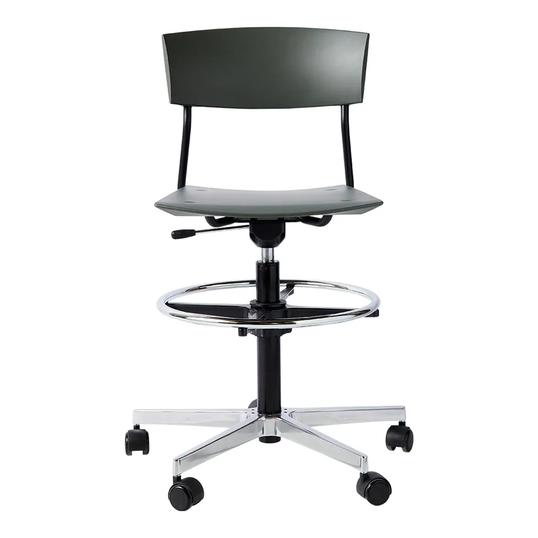 Pure X Conference Chair - 5-Star Base w/ Casters & Footrest