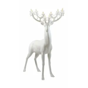 Qeeboo Sherwood Floor Lamp By Marcantonio H 2m, White