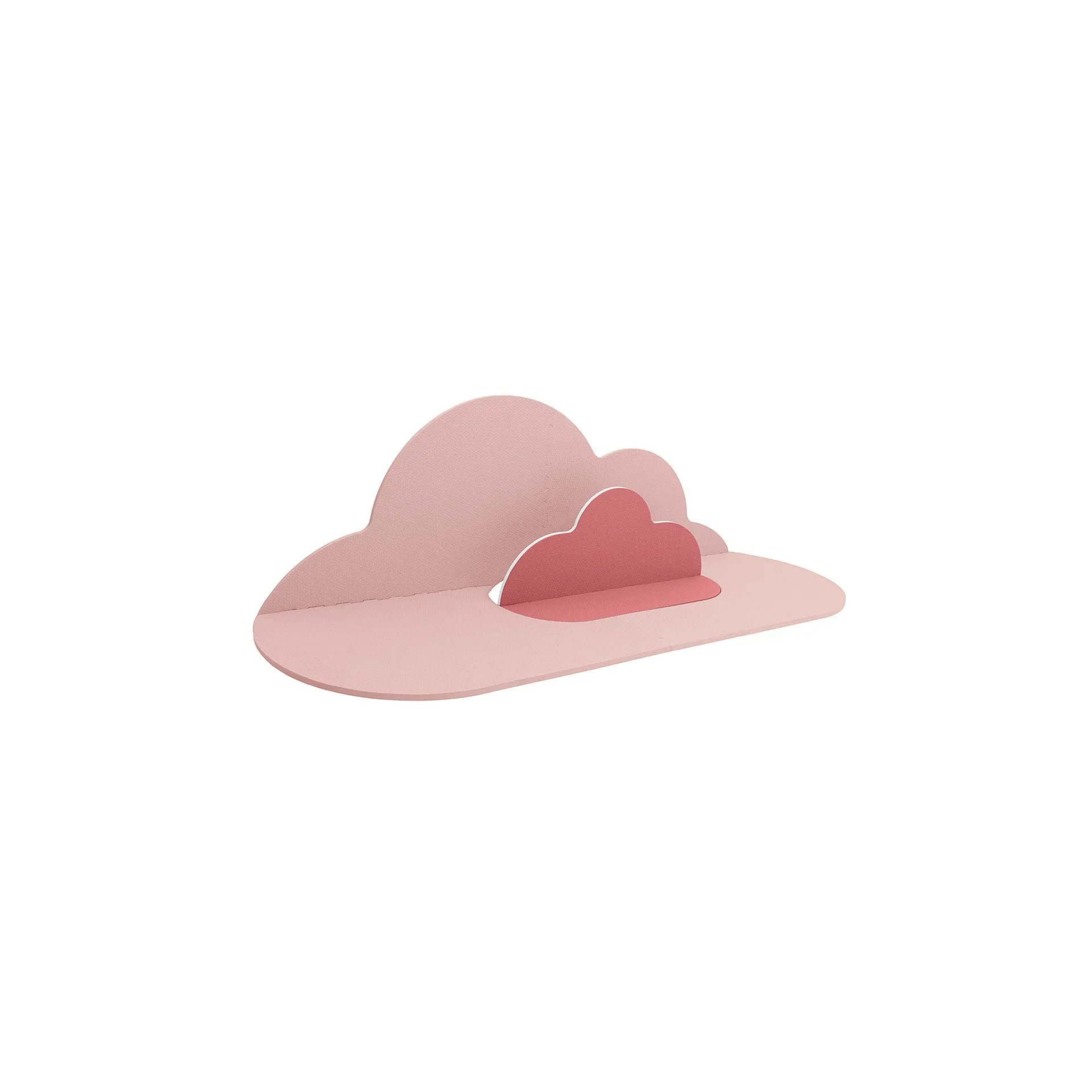 Quut Playmat - Head In The Clouds (S - 145 x 90cm) - Blush Rose
