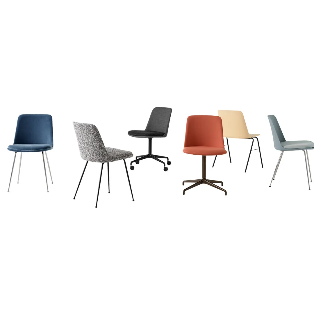 Rely HW18 Chair - 4-Star Swivel Base w/ Return