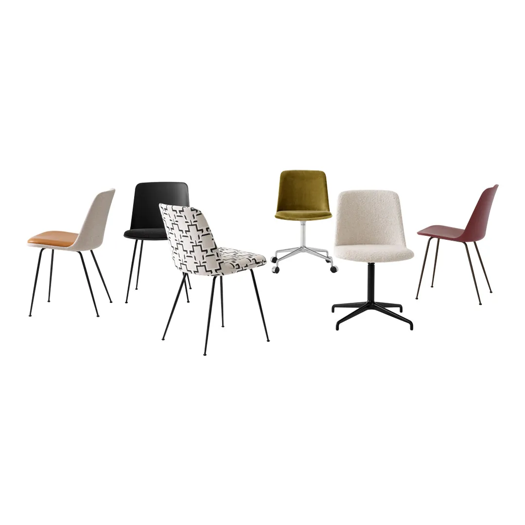 Rely HW18 Chair - 4-Star Swivel Base w/ Return