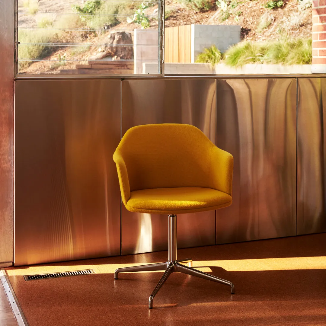 Rely HW41 Armchair - 4-Star Swivel Base