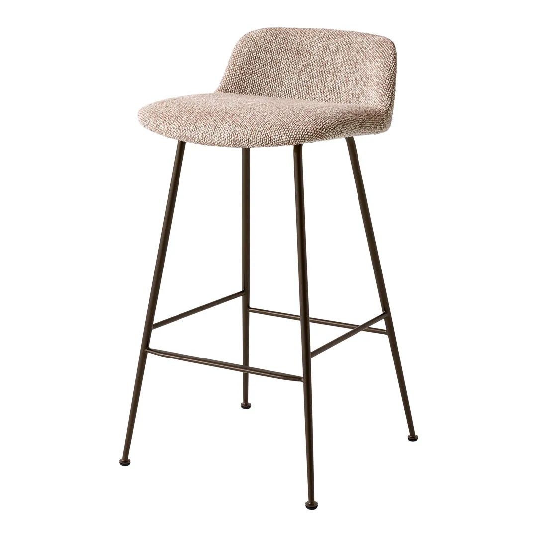 Rely HW83 Low Back Counter Stool - Fully Upholstered
