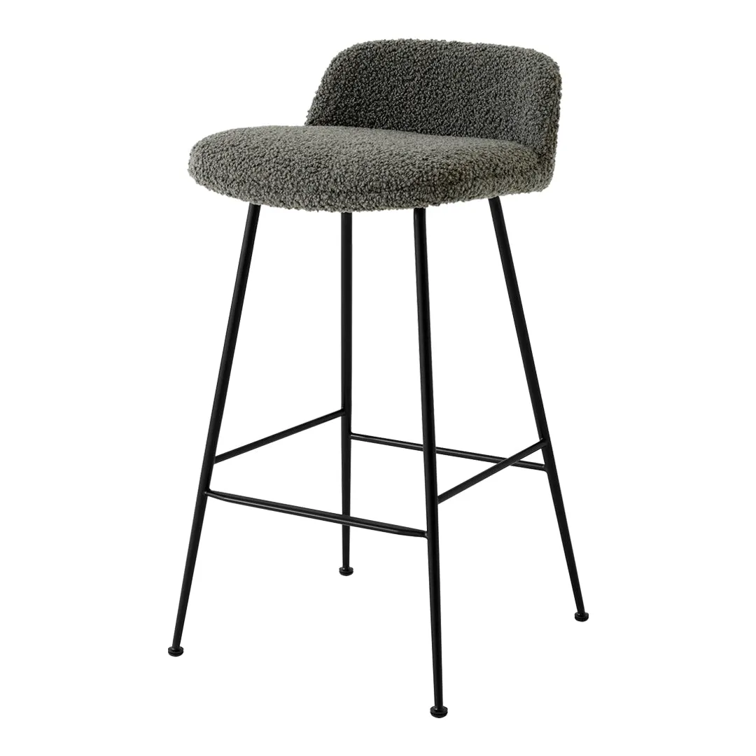 Rely HW84 Low Back Counter Stool - Fully Upholstered