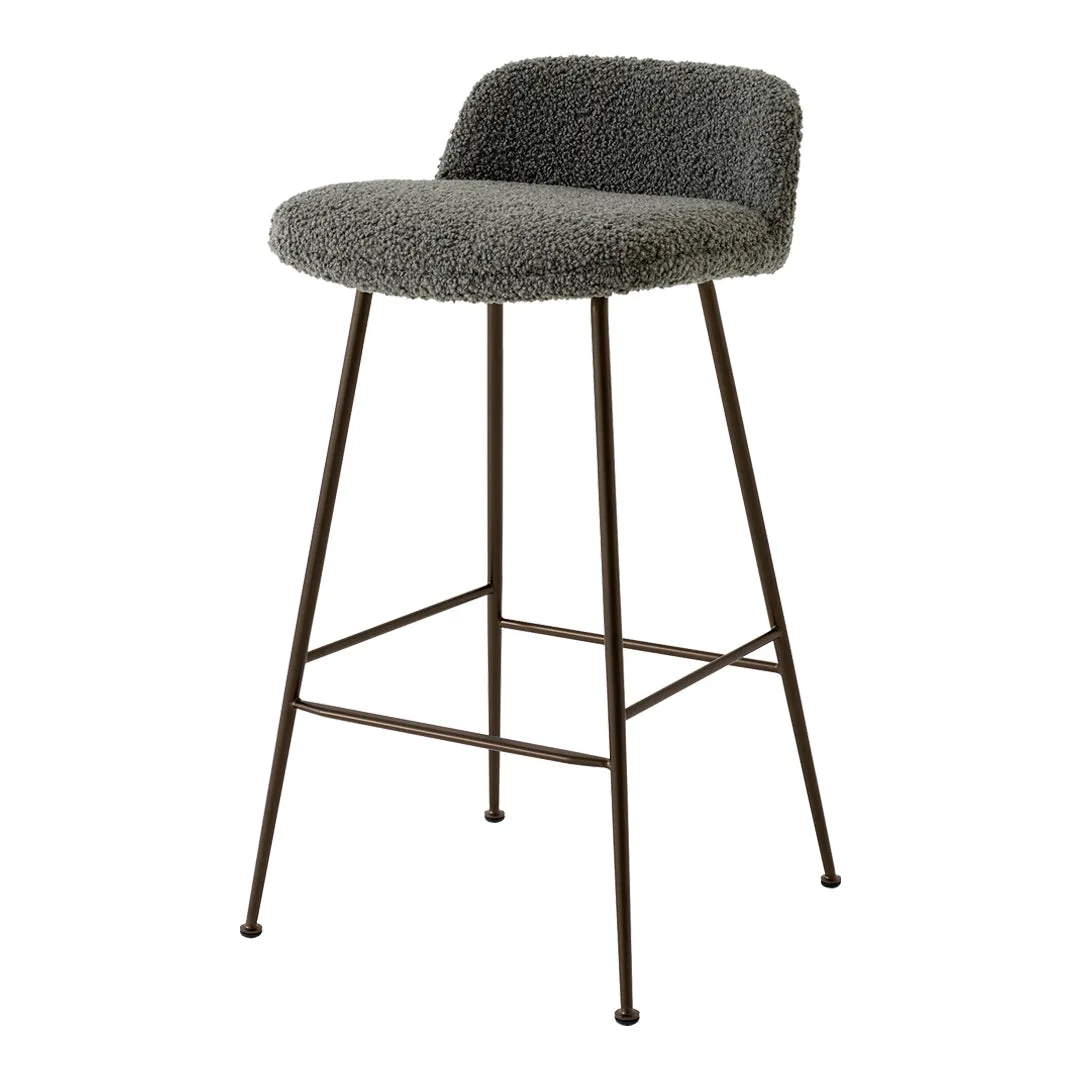 Rely HW84 Low Back Counter Stool - Fully Upholstered