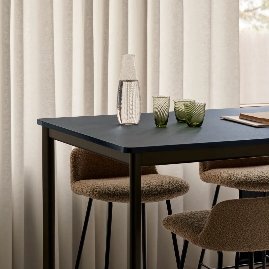 Rely HW88 Low Back Bar Stool - Fully Upholstered