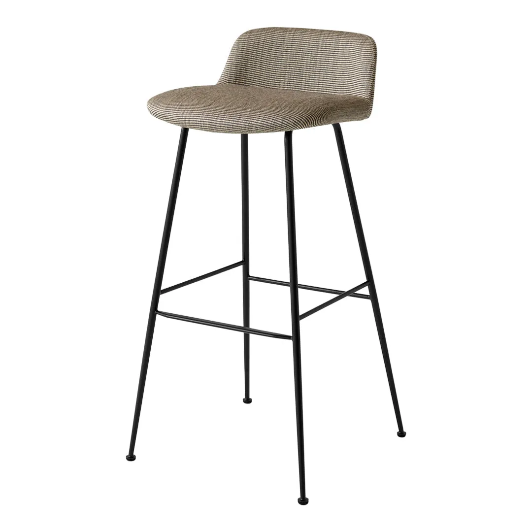 Rely HW88 Low Back Bar Stool - Fully Upholstered
