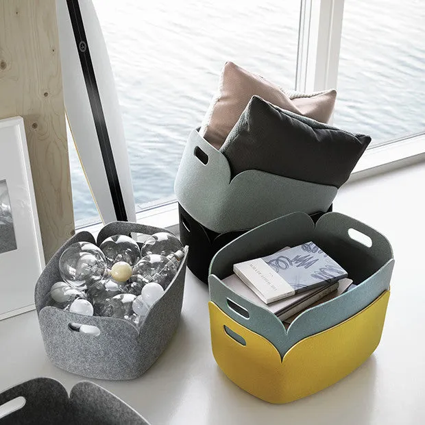 Restore Felt Storage Basket, Sand