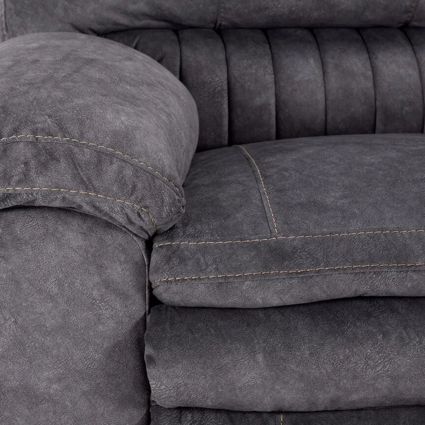 Reyes Power Reclining Loveseat - Grey