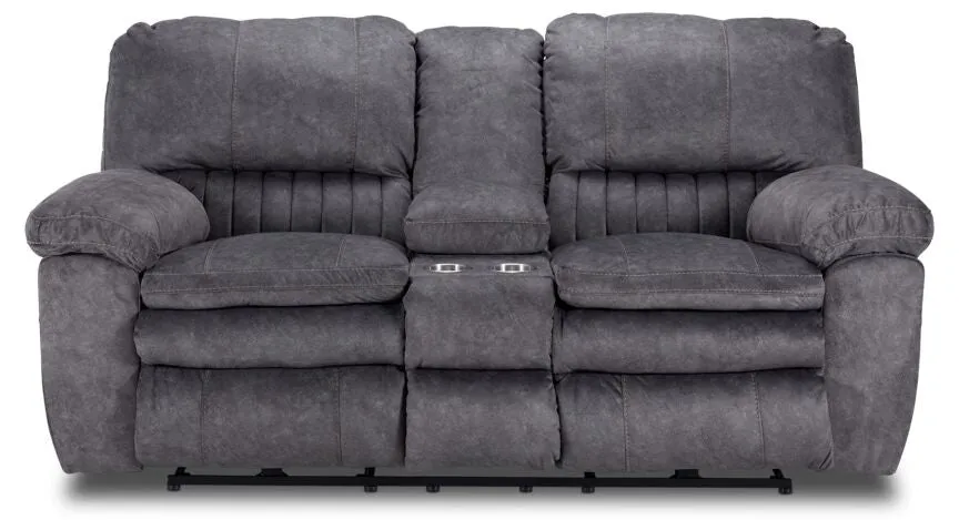 Reyes Power Reclining Loveseat - Grey