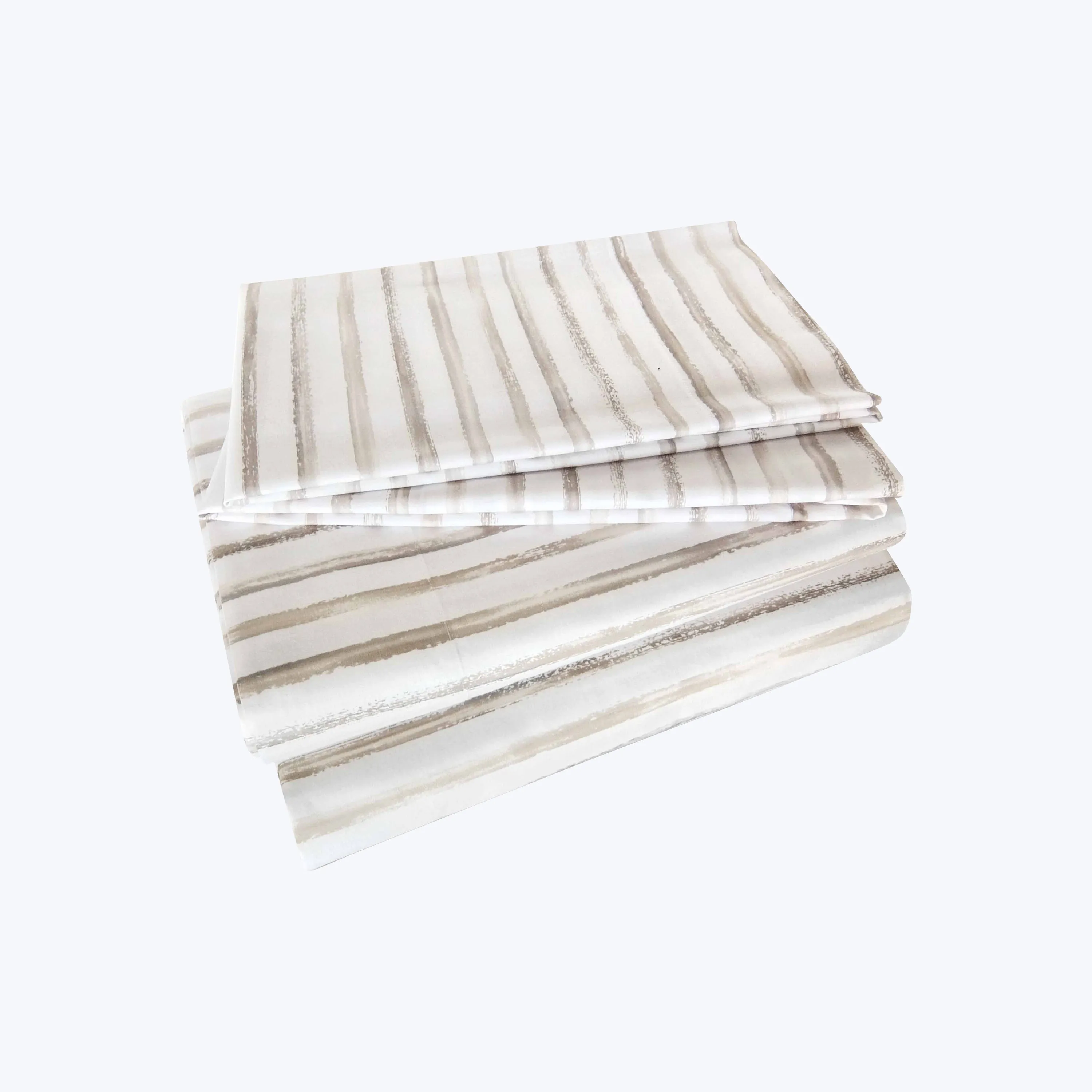 Rigato Sheets & Pillowcases, Beige